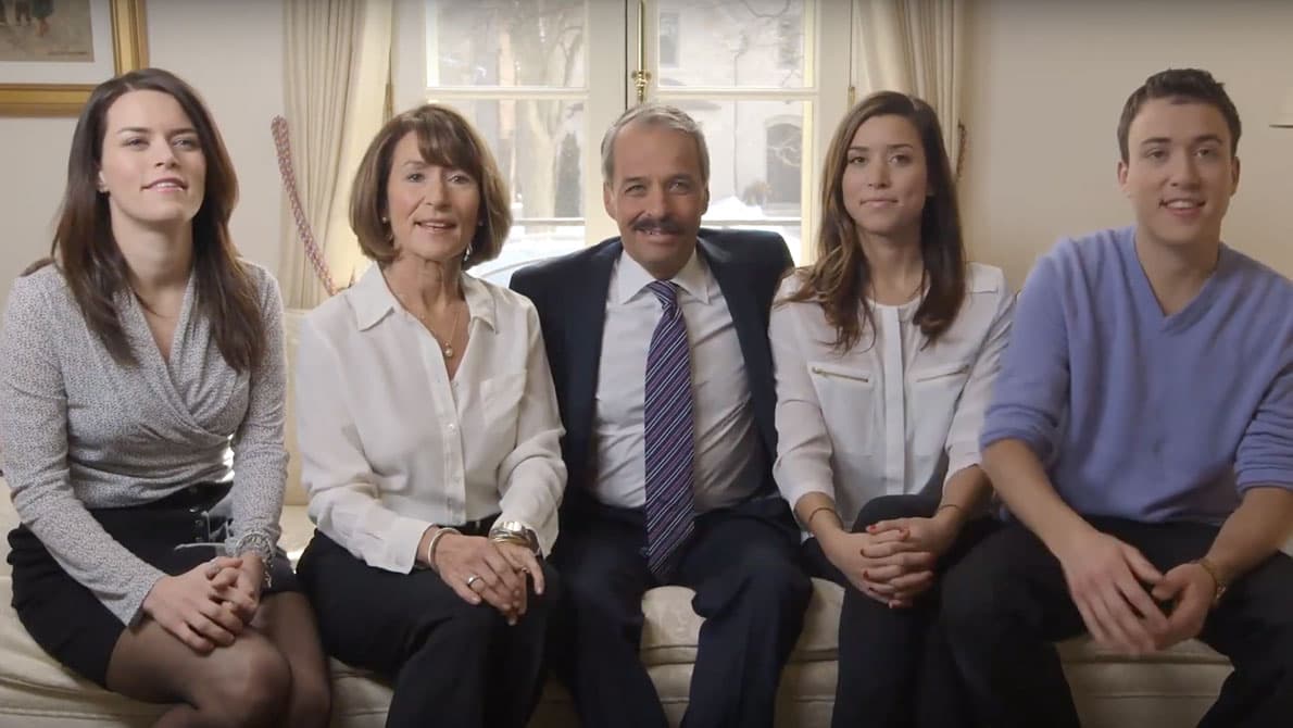 Members of the Hull family together
